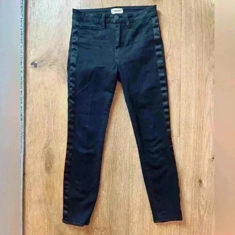 L’Agence Black Margot Skinny Jeans Size 25